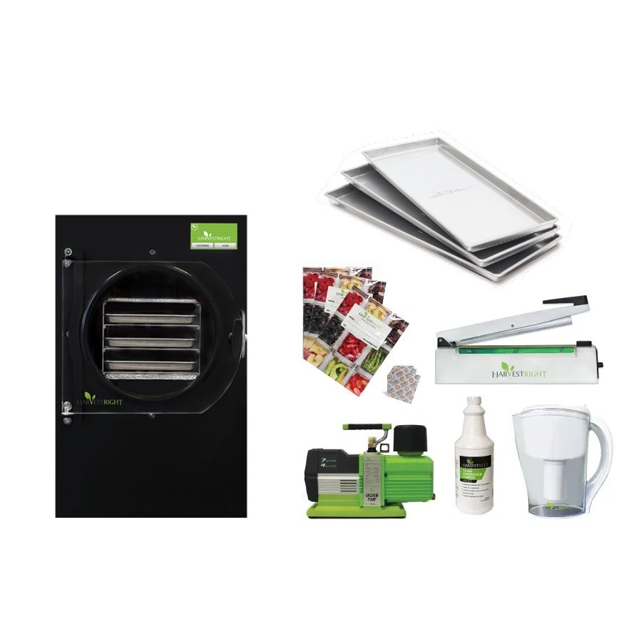 https://thehoneyandbeeconnection.com/wp-content/uploads/2023/02/harvest-right-small-freeze-dryer-black-with-included-accessories-1.jpg