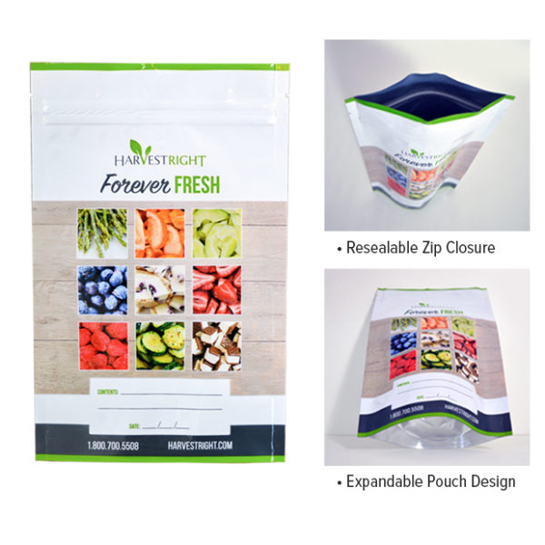 Harvest Right 6x9 .75 Resealable Mylar 50pk