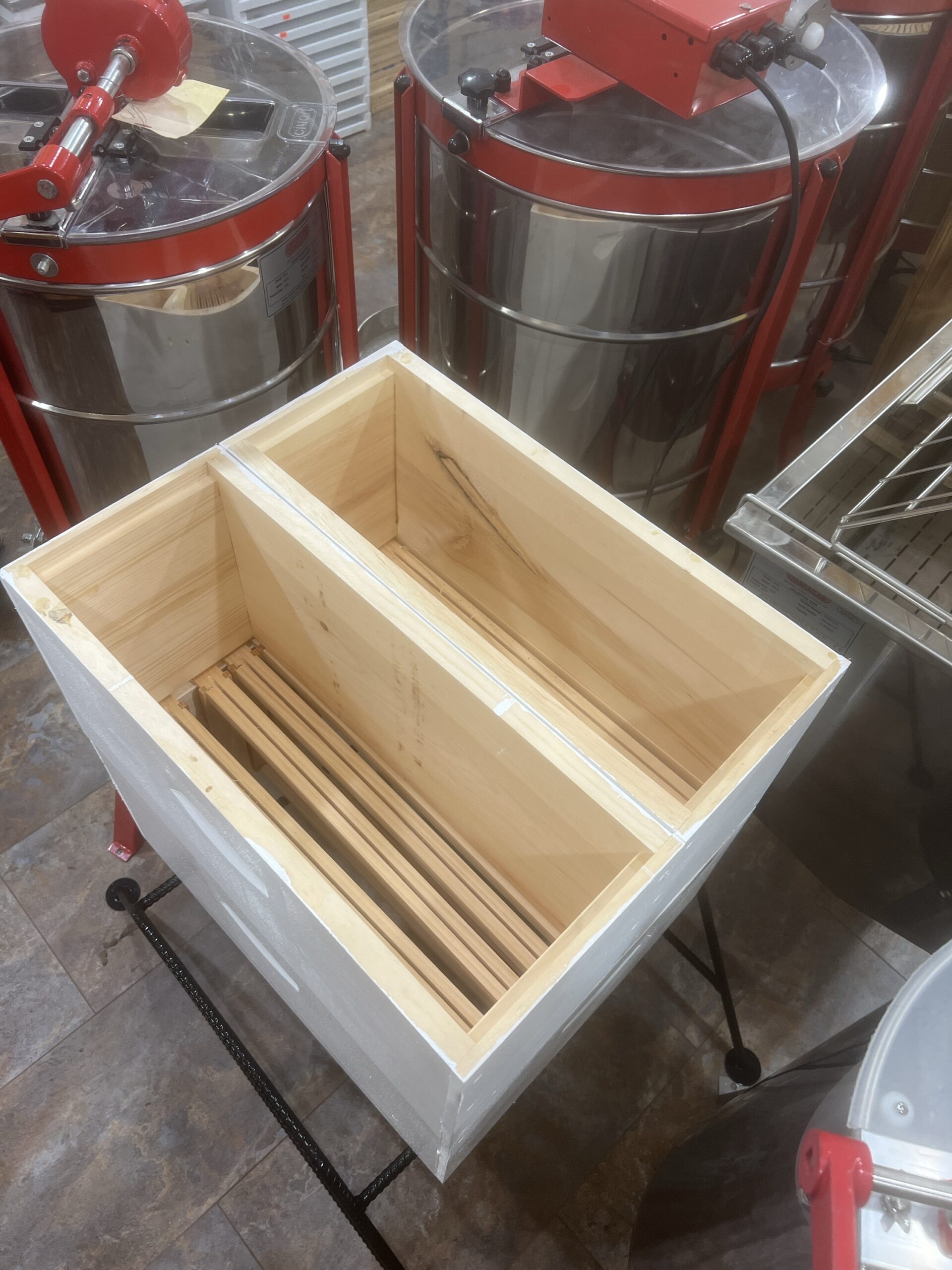 Nuc Box 4 Frame box opt. bottom or top