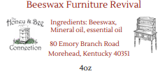 Beeswax Furniture Revival Conditioning Cream