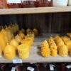 Beeswax candle